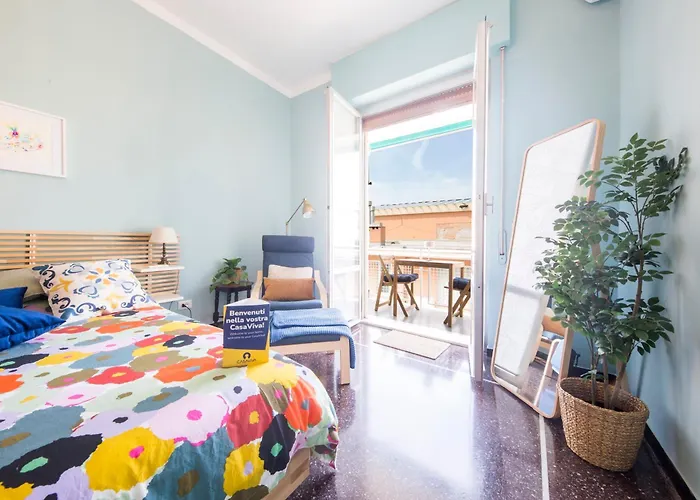 Casaviva - Cozy Family Trilo In Genova Nervi